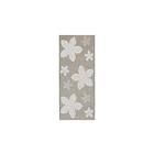 Horredsmattan Plastmatta Flower 70x250 Vändbar PVC Beige 11406-A250