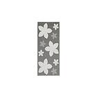Horredsmattan Plastmatta Flower 150x150 Vändbar PVC Grå 11411-D150