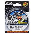 Gosen Hard Type 8x 300 M Braided Line Silver 0,187 mm