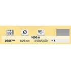 Tubertini R18 Competition Surf 1600 M Tapered Leader Durchsichtig 0,200 mm