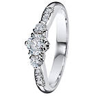 Kohinoor 033-235V-48 Diamantring vitguld Helene 18½