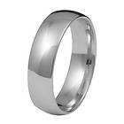 Kohinoor 903-522v 6mm förlovningsring 14k vitguld 19½