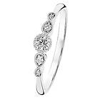 Kohinoor Clara diamantring i vitguld 033-269V-13-175