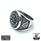 Northern Viking Jewelry Vegvisir ring NVJSO020-225