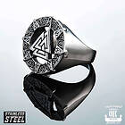 Northern Viking Jewelry Valknut Odin Symbol ring NVJSO015-190