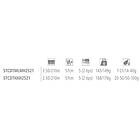 Shimano Stc Dual Tip Spinning Rod Svart 2,50 m 20-50 50-100g