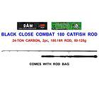 Madcat Black Close Combat Catfish Rod Svart 1,80 m 50-125g