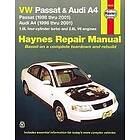 Haynes Publishing: Volkswagen VW Passat (1998-2005) & Audi A4 1,8L turbo 2,8L V6 (1996-2001) Haynes Repair Manual (USA)