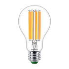 Philips LED-LAMPA E27 5,2W 4000K, KLART GLAS