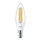 Philips LED-LAMPA E14 2,3W 4000K, KLART GLAS