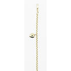 Hjärtarmband i 14K guld 18 cm PAPUSY/18