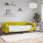 vidaXL Dagbädd gul 80x200 cm sammet 354084