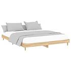 vidaXL Bed Frame sonoma-ek 160x200 cm konstruerat trä 832024