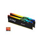 Kingston FURY Beast RGB DDR5 5200MHz 4x32Go (KF552C40BBAK4-128)