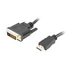 Lanberg HDMI till DVI-D Dual Link Kabel (1.8 Meter)