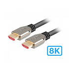 Lanberg Premium HDMI 2,1 Kabel 4K/8K UHD (1 Meter)