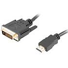 Lanberg HDMI till DVI-D Dual Link Kabel (3 Meter)