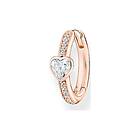 Thomas Sabo rose gold heart örhänge CR692-416-14