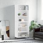 vidaXL Högskåp vit 69.5x32.5x180 cm konstruerat trä 3189541