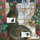 Ivory Cats Christmas Window advent calendar (with stickers)