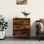 vidaXL Byrå rökfärgad ek 60x35x70 cm konstruerat trä 827185
