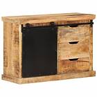 vidaXL Skänk 80x30x55 cm massivt grovt mangoträ 355844