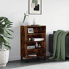 vidaXL Högskåp rökfärgad ek 57x35x90 cm konstruerat trä 827241