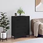 vidaXL Skåp svart 69,5x34x90 cm konstruerat trä 827861
