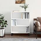 vidaXL Bokhylla vit 69,5x32,5x90 cm konstruerat trä 828388