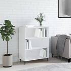 vidaXL Bokhylla vit 69,5x32,5x90 cm konstruerat trä 828380