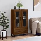 vidaXL Högskåp brun ek 69.5x31x115 cm konstruerat trä 828331