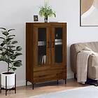 vidaXL Högskåp brun ek 69.5x31x115 cm konstruerat trä 828307