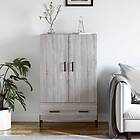 vidaXL Högskåp grå sonoma 69.5x31x115 cm konstruerat trä 828250
