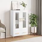 vidaXL Högskåp vit 69,5x31x115 cm konstruerat trä 828284