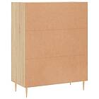 vidaXL Skänk sonoma-ek 69.5x34x90 cm konstruerat trä 828031