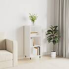 vidaXL Skåp vit högglans 34.5x32.5x90 cm konstruerat trä 828710