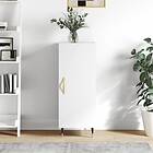vidaXL Skåp vit högglans 34.5x34x90 cm konstruerat trä 828518
