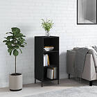 vidaXL Skänk vit 34,5x32,5x90 cm konstruerat trä 828741