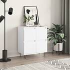 vidaXL Byrå vit 60x35x70 cm konstruerat trä 831212