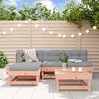 vidaXL Loungegrupp för trädgården med dynor 5 delar massiv douglasgran 3186044