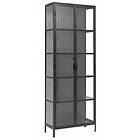 Nordal Phoenix Black Cabinet, 2 Doors Iron 160x240cm