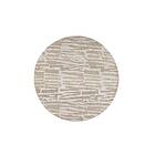 Venture Home Ryamatta Milos Rund Micropolyester 200*200-Round-White/Beige 20011-112