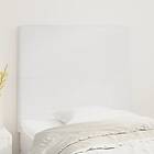 vidaXL Huvudgavlar 2 st vit 100 x 5 78/88 cm konstläder 3116137