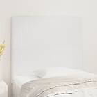 vidaXL Huvudgavlar 2 st vit 90x5x78/88 cm konstläder 3116131