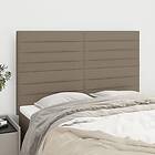 vidaXL Huvudgavlar 4 st taupe 72x5x78/88 cm tyg 3116474