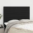 vidaXL Huvudgavlar 4 st svart 72x5x78/88 cm tyg 3116472