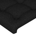 vidaXL Huvudgavlar 4 st svart 90x5x78/88 cm tyg 3116782