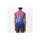 Castelli Marmo Short Sleeve Jersey Blå,Rosa S Kvinna