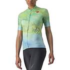 Castelli Marmo Short Sleeve Jersey Grönt S Femme