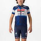 Castelli Soudal Quick-step 2023 Short Sleeve Jersey Blå 10 Years Pojke